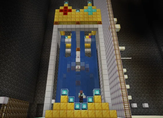 Dreamy Fountain Build Minecraft schematic
