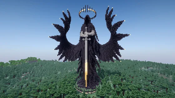 Dressing the Silence Statue Minecraft schematic