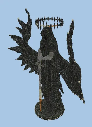 Dressing the Silence Statue Minecraft schematic