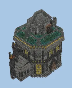 Dwarven Dwelling Structure Minecraft schematic preview