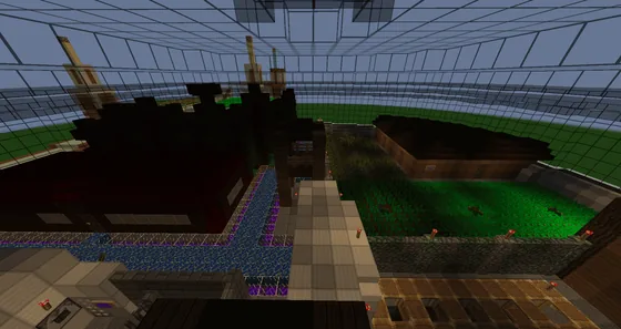 Dystopian Arbonville City Build Minecraft schematic