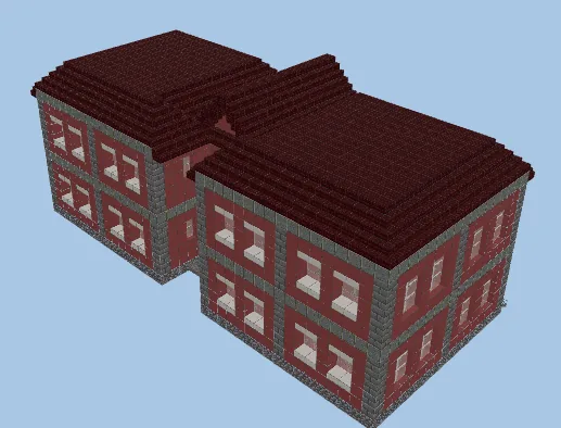 Early 20th Century Schoolhouse Minecraft schematic