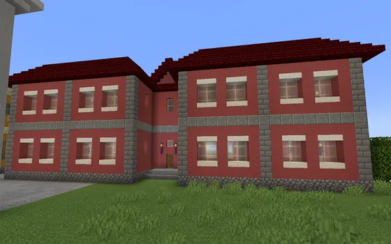 Early 20th Century Schoolhouse Minecraft schematic