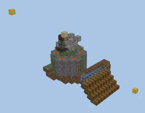 Automatic Cobblestone Generator Design Minecraft schematic