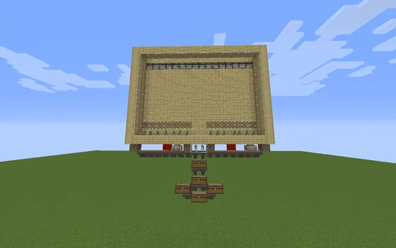 Easy Bamboo Farm for Beginners Minecraft schematic
