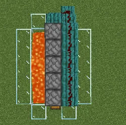 Easy Cobblestone Farm Minecraft schematic