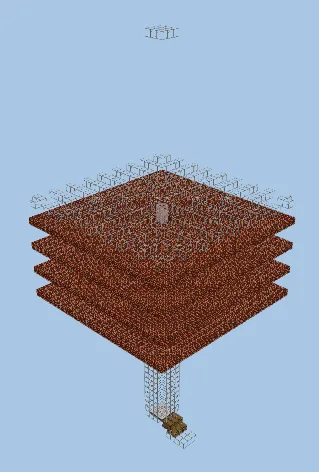 Easy Gold Farm Schematic Minecraft schematic preview