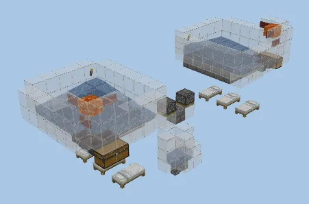 Easy Iron Farm Minecraft schematic preview