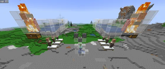 Easy Iron Farm Minecraft schematic
