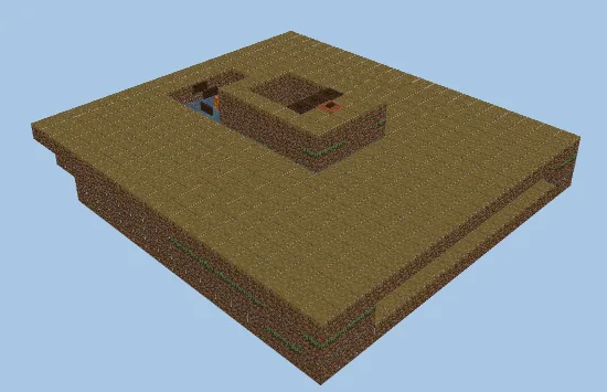 Easy Minecraft Iron Farm Minecraft schematic preview