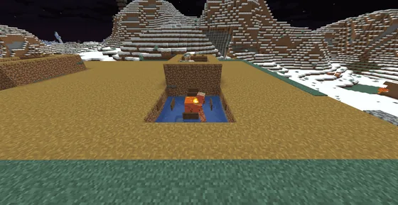 Easy Minecraft Iron Farm Minecraft schematic