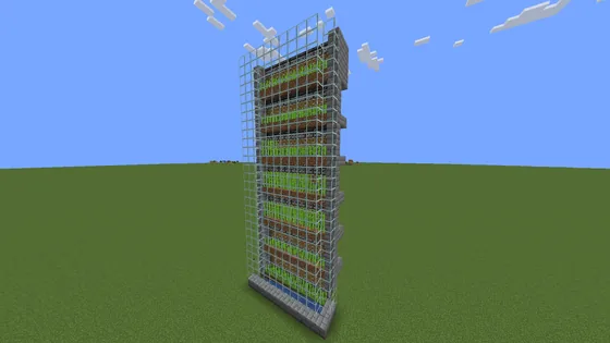 Easy Sugarcane Farm Minecraft schematic