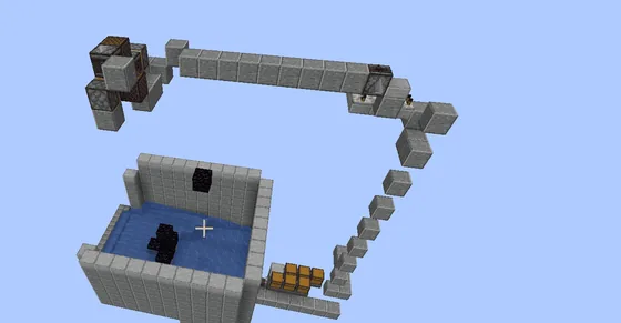 Easy Tree Farm Design Minecraft schematic