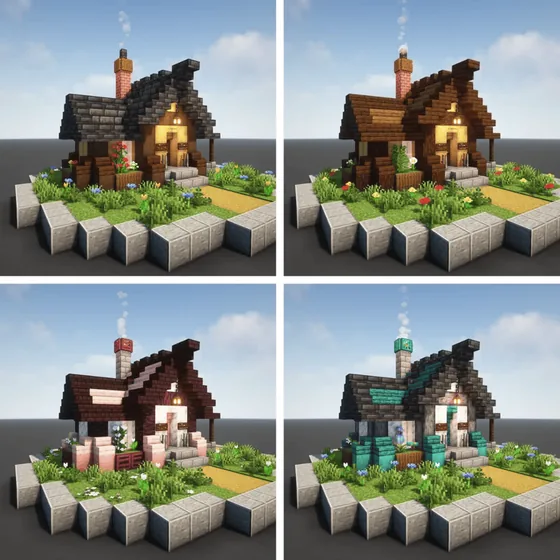 Eco SMP Mini House Minecraft schematic