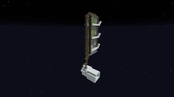Efficient Bamboo Farm Minecraft schematic
