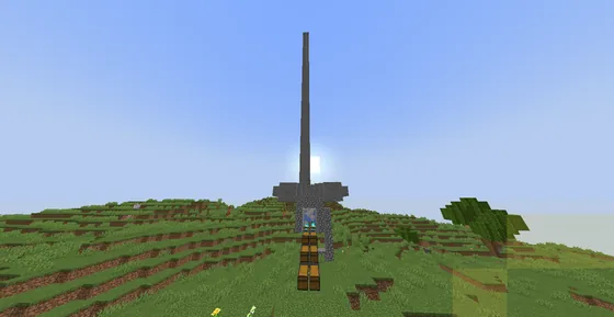 Efficient Creeper and Gunpowder Farm Minecraft schematic