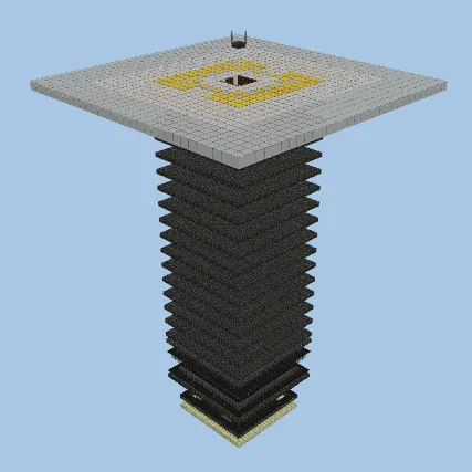 Efficient Enderman Farm for Enderpearls Minecraft schematic