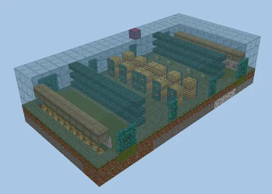 Efficient Self-Made Bee Farm Minecraft schematic