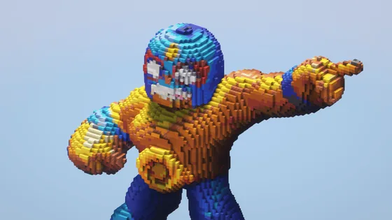 El Primo Statue Minecraft schematic