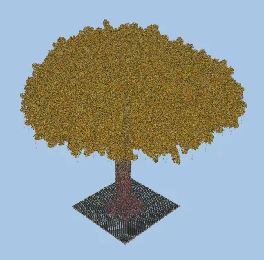 Elden Ring Yggdrasil Tree Minecraft schematic
