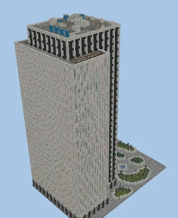Elegant Modern Office Tower Minecraft schematic