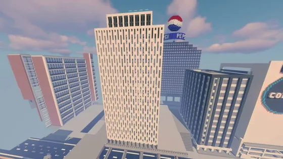 Elegant Modern Office Tower Minecraft schematic