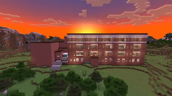 Elementary School Building Minecraft schematic
