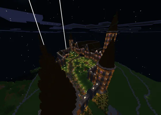Emberlight Mountain Mansion Minecraft schematic