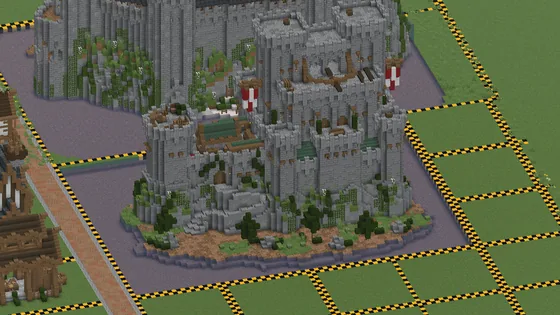 Emerald Bastion Castle Minecraft schematic