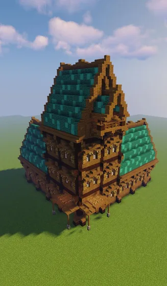 Enchanted Fantasy Dwelling Minecraft schematic