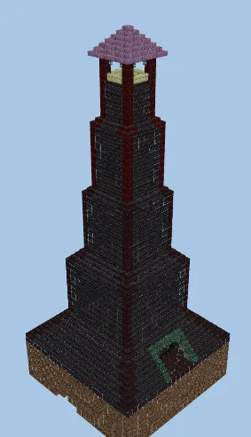 Enchanted Wizard Apprentice Tower Minecraft schematic