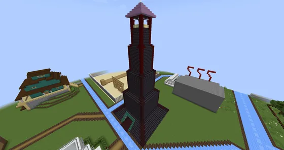 Enchanted Wizard Apprentice Tower Minecraft schematic