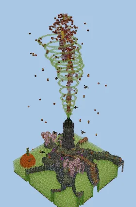 Magical Swamp Tower Minecraft schematic preview