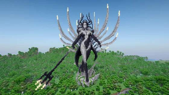 Enchanting Queen Sculpture Minecraft schematic