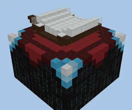 Enchanting Table Statue Build Minecraft schematic