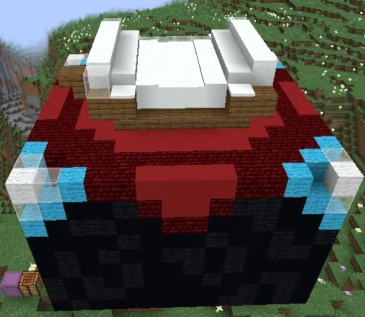 Enchanting Table Statue Build Minecraft schematic