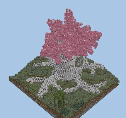 Enchanting Treehouse Retreat Minecraft schematic preview