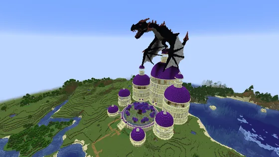 End Dragon Palace Build Minecraft schematic