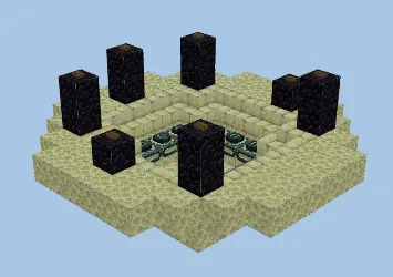 End Portal Design 2 Minecraft schematic