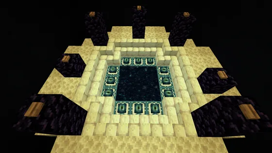 End Portal Design 2 Minecraft schematic
