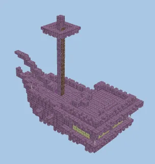 End Ship Replica Minecraft schematic preview