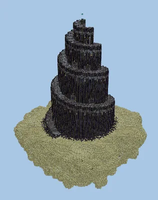 End Tower Structure Minecraft schematic preview