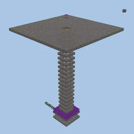 Enderman Farm for Fast XP Minecraft schematic preview