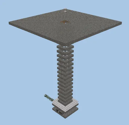 Enderman XP and Pearl Farm Minecraft schematic