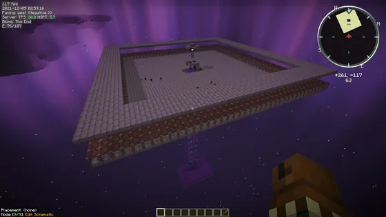 Enderman XP Farm for Survival Minecraft schematic
