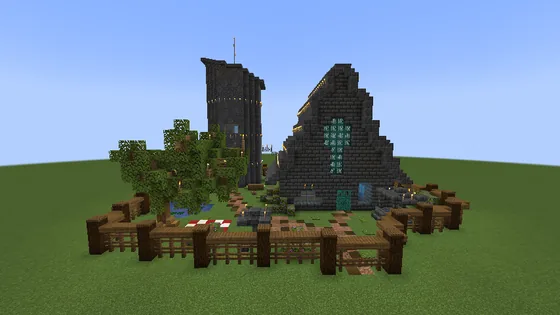 Energy Base Structure Minecraft schematic
