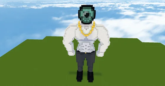 Epearl Chad Structure Minecraft schematic