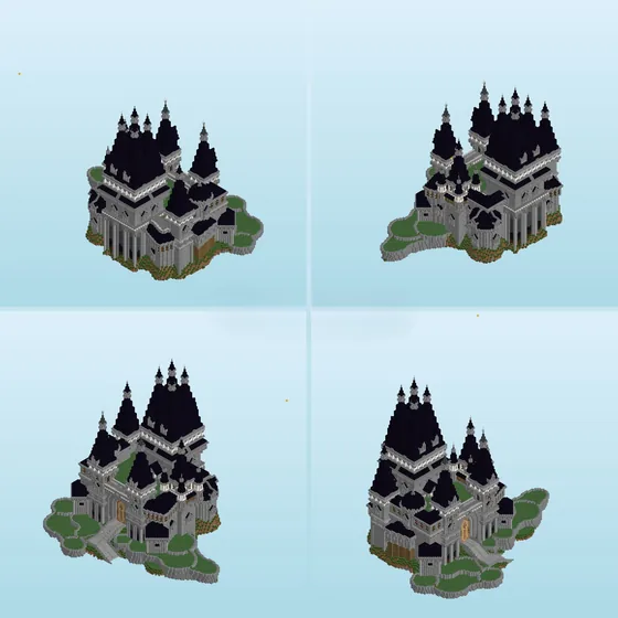 Epic Castle Structure Minecraft schematic