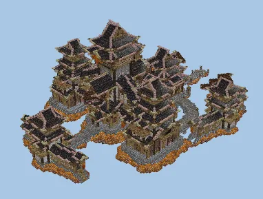 Epic Dragon Temple Mega Base Minecraft schematic