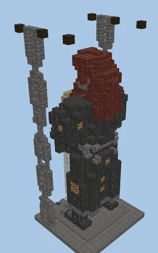Erebor Statue Minecraft schematic preview